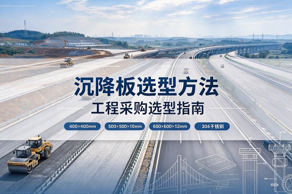 淮南沉降板选择方法