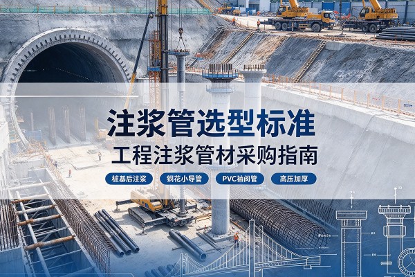 淮南注浆管选型标准